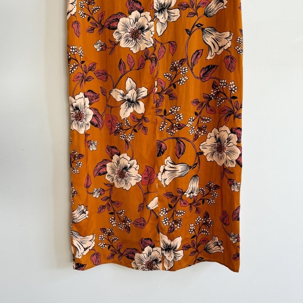 SALTWATER LUXE • Skye Midi Dress in Orange Multi - Picture 9 of 13